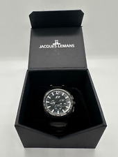 Herrenuhr Jacques Lemans Armbanduhr schwarz F1 Formular 1 F5011 (PF-5011L)