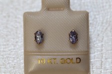 TOP Tansanit Ohrstecker - 5 x