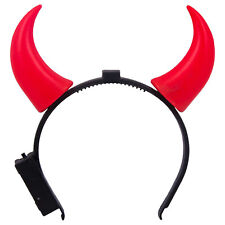 LED-LICHT TEUFEL HAARREIF / Halloween Karneval Teufelshörner Hörner Kostüm Party