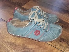 Halbschuhe Sneaker Leder Damen blau Gr. 41 Carinii