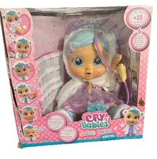 Cry Babies Dressy Kristal Puppe krank interaktiv mit Haaren Kleidung weint