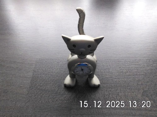 Katzen uhr tisch - katzen, deko
