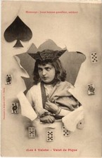 CPA AK Les 4 Valets Valet de Pique BERGERET (1356731)