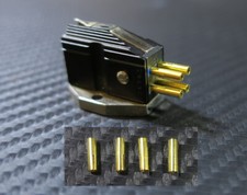 High Quality 24K Gold Plated Connector Clips for Phono Cartridge Pins NEW DESIGN