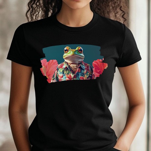 Shirt frauen frosch im - t-shirt,