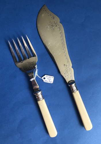 Fischvorlegebesteck engl 925 - fischvorlegebesteck,, engl.
