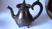 Antike Kanne WMF Teekanne Kaffeekanne Jugendstil silverplated, wohl Messing