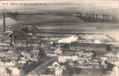 Bahnhof dach kathedrale - v.dach, d.kathedrale