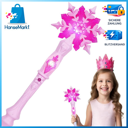 Zauberstab leuchtend rosa mit - zauberstab,