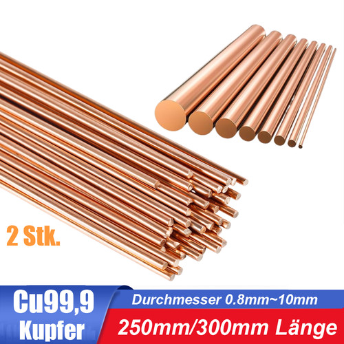 Kupfer stange cu99 - kupfer, cu99,9