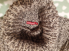 Dicker StrickPullover Winter M Wolle Grobstrick Rollkragen Zopfmuster Broadwey