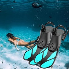 Taucherflossen Verstellbare kurze-Flossen Erwachsen Schnorchelflossen Schwimm
