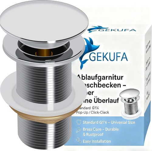 Drain fitting sink without - drain,