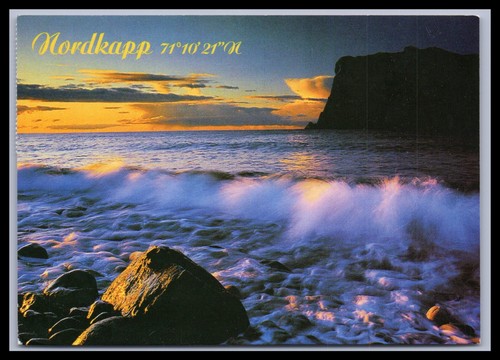 Ansichtskarte nordkapp nordkap - ansichtskarte,