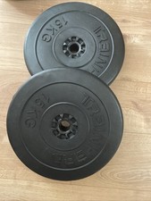 2x 15kg Gewichtscheiben