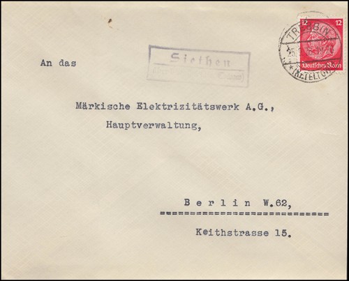 Landpost siethen über - siethen,