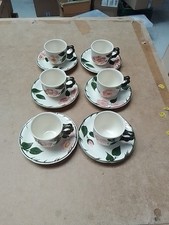 Villeroy Boch Wildrose Espressotassen Mit Unterteller 6 St Gebrauchter Zustand