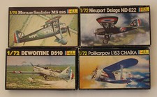 Flugzeug Modellbausatz Propellerflugzeug Sammlung 1:72 Heller Dewoitine, Polikar