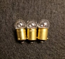 3 Stück Glühlampe Osram 6 V Volt 0,9W, Ba9S Watt Lampe Birne Oldtimer NOS