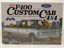 Ford F-100 Custom Cab 4x4 Pick Up 1966 Kunststoffbausatz Modellauto 1:25 Moebius