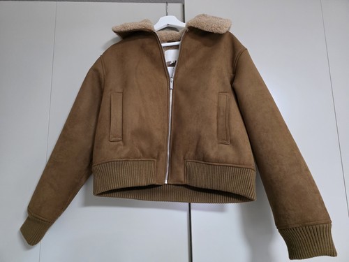 Teddyfleece bomberjacke - teddyfleece,