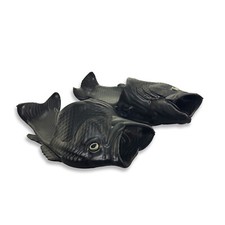 Herren Damen Fisch Pantoletten