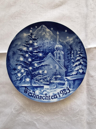 Wandteller weihnachten 1983 - wandteller,