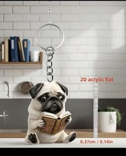 Schlüsselanhänger Mops Hund