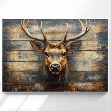 Leinwand Bild Hirsch Tiere