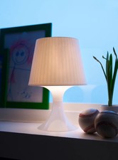 IKEA LAMPAN Tischlampe, weiß