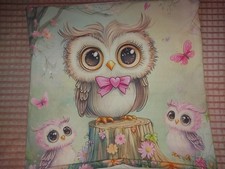 Kissenhülle 45x45 neu eulen - kissenhülle,
