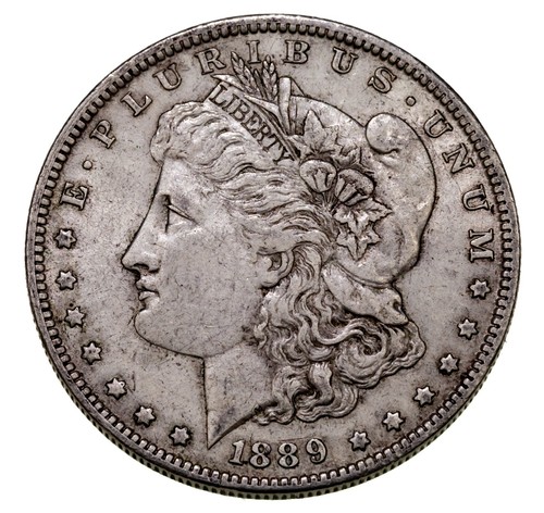 1889 silber morgan dollar - silber,