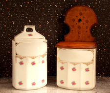 2 Salz faß gefäß Dose