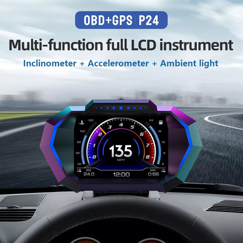 Auto digital obd gps hud - gps,