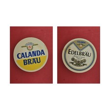 Calanda Bräu gelber Halbkreis
