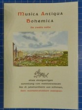Supraphon Musica antiqua Bohemia die zweite reihe Schallplatten Katalog H1296