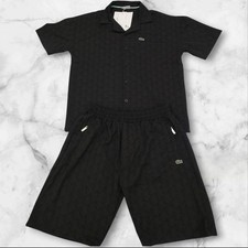 Lacoste Monogram Anzug Schwarz