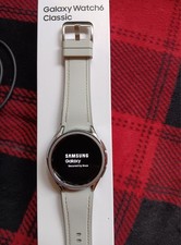 Samsung Galaxy Watch 6 Classic 43mm Silber Android Smartwatch wie Neu