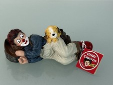 Original Gilde Clown "Hundemüde" Sammlerfigur Figur 15 x 6 cm. Top Zustand