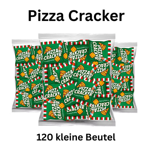 120x pizza cracker mini - cracker, beutel