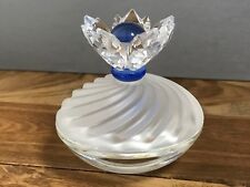 Swarovski Figur Blaue Blumen Schale 7,5 cm. Top Zustand  