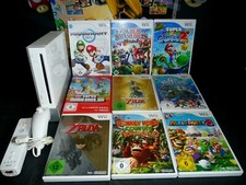 Nintendo Wii Konsole Mario Kart, Zelda, Yoshi, Sports original Remote Controller