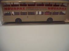 Wiking 24 730 MAN SD 200 Berlin Bus Doppeldecker " Werbung Novapax " mit OVP HO