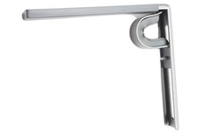 IKEA Gardinenhalter Silber Modern Metall Halterung Vorhangstange 2x14cm