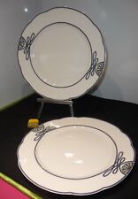 Rosenthal  classic pearl China Grace Society  2 Speiseteller Ø ca. 26 cm