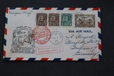 DR/Kanada Flugpostbrief 1934 Luftpost Breslau und Berlin Stpl.