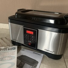 Stebu Sous-Vide Garer 29x20 cm Einsatz Teflon Gebrauchsanweisung 32 Rezepte 