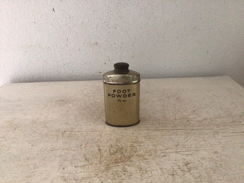 Alte kleine blechdose foot - alte,