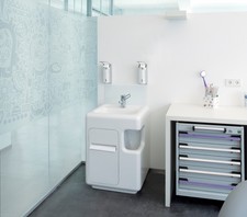 Designer Waschtisch Gerobox / so gut wie neu mit Handtuchspender 