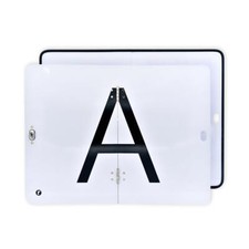 A-Tafel vertikal klappbar - A-Schild für Abfalltransport auf Aluminium 400x300mm